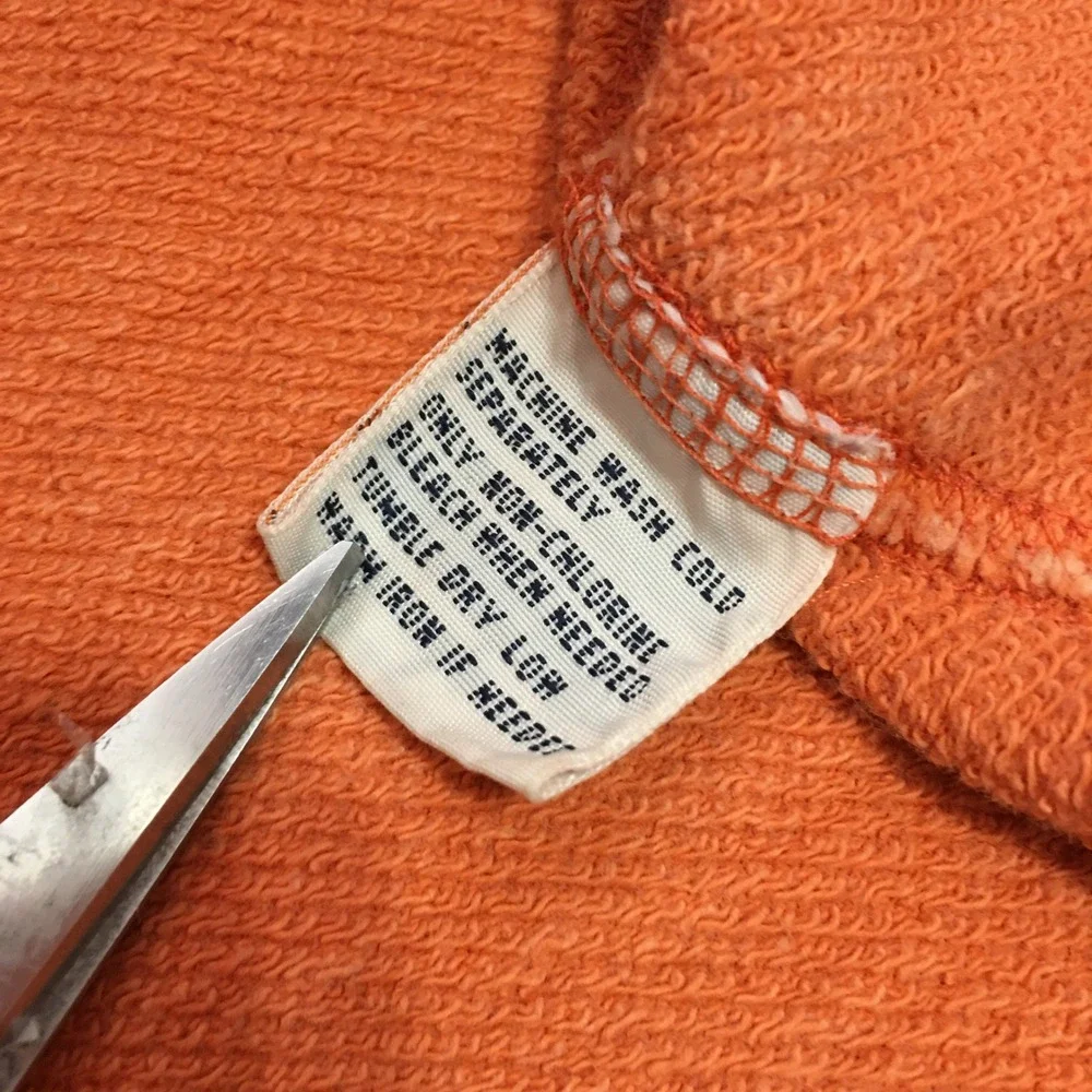 Polo Ralph Lauren Full Zip Hoodie Sweatshirt Mens 2XL Orange Pony Logo